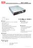 RST series W Power Supply with Single Output. File Name:RST SPEC Sicherheit ID