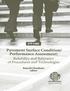 Pavement Surface Condition/Performance Assessment: Reliability and Relevancy of Procedures and Technologies