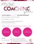 With successful coaching you should be holding at least 1 out of every 3 appointments you book. WE WILL TAKE YOU THROUGH THE FOLLOWING 3 STEPS...