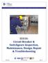 EE030: Circuit Breaker & Switchgears Inspection, Maintenance, Design, Repair & Troubleshooting