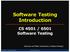 Software Testing Introduction