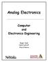 Analog Electronics Computer and Electronics Engineering