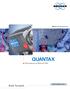 QUANTAX. think forward. EDS Analysis for SEM and TEM MICROANALYSIS