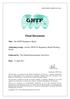 Final Document. Title: The GHTF Regulatory Model. Authoring Group: Ad Hoc GHTF SC Regulatory Model Working Group
