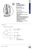 100/200/400 t. Self-centering pendulum lead cells. Data sheet. Special features