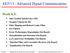 EE5713 : Advanced Digital Communications