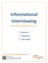 Informational Interviewing