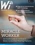 MIRACLE WORKER. The New. An Inside Look at Cochlear s Bone Conduction Hearing Implants. MagnaCom s Revolutionary WAM Technology