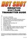 IRRIGATION 810-T PLUS TRANSMITTER GUIDE
