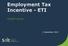 Employment Tax Incentive - ETI