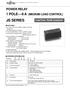 JS SERIES 1 POLE 8 A (MEDIUM LOAD CONTROL) POWER RELAY. Lead Free / RoHS compliant* FEATURES ORDERING INFORMATION