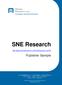 SNE Research.   Publisher Sample