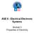 ASE 6 - Electrical Electronic Systems. Module 3 Properties of Electricty