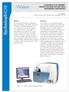 TechnicalNOTE EVALUATION OF LCT PREMIER NEGATIVE ION MODE ESI EXACT MASS MEASUREMENT PERFORMANCE. Introduction. Objective