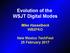 Evolution of the WSJT Digital Modes