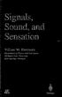 Signals, Sound, and Sensation