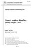 Construction Studies Theory - Higher Level