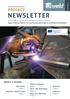 NEWSLETTER PROJECT WHAT S INSIDE. Digital Training Toolbox For Fostering European Experts in Welding Technologies TARGET GROUPS.