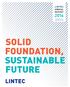 SOLID FOUNDATION, SUSTAINABLE FUTURE