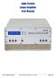 JUMA PA1000 Linear Amplifier User Manual