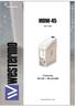 User Guide. Westermo Teleindustri AB 2004 REV.A MDW Converter RS-232 RS-422/485.