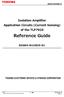 Reference Guide. Isolation Amplifier Application Circuits (Current Sensing) of the TLP7920 RD004-RGUIDE-01 RD004-RGUIDE Rev.