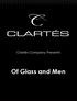 Clartés Company Presents. Of Glass and Men