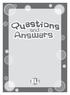 Questions and Answers aims to stimulate conversation in English, by helping students to learn and use basic language structures.