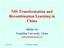 NIS Transformation and Recombination Learning in China