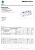 MMG50S120B6UC. 1200V 50A IGBT Module. Preliminary PRODUCT FEATURES APPLICATIONS