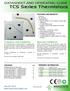 DATASHEET AND OPERATING GUIDE TCS Series Thermistors