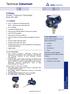 Technical Datasheet. D Series SMART Pressure Transmitter Model: DPC D-Series. Key Features. Series Overview. Product applications