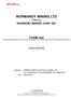 NORMANDY MINING LTD Filed by NEWMONT MINING CORP /DE/