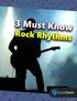 Three Must Know Rock Rhythms