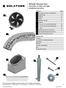 Whole House Fan. WHF 1500, GF 1500, WHF 3000 Installation Instructions. Parts List * Required Tools: