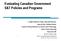 Evaluating Canadian Government S&T Policies and Programs