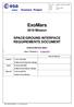 SPACE/GROUND INTERFACE REQUIREMENTS DOCUMENT EXM-G2-IRD-ESC-00001