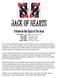 JACK OF HEARTS. Tribute to Bob Dylan & The Band