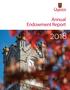 Annual Endowment Report
