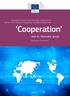 Cooperation. and its thematic areas. Executive Summary