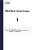 ICA-PAAG. Short Guides. Title: The Digital Image Archive Author: David Iglésias i Franch. Centre de Recerca i Difusió de la Imatge (CRDI)