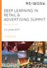 DEEP LEARNING IN RETAIL & ADVERTISING SUMMIT