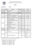YMCA of Hong Kong Christian College Examinations Timetable Final Exam FORM 1