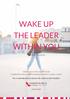 WAKE UP THE LEADER WITHIN YOU
