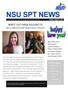 NSU SPT NEWS Nova Southeastern University Sport and Recreation Management Newsletter Volume 7, January 11, 2017