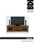 HIGH PERFORMANCE FURNITURE FOR YOUR HOME THEATER. Novia TM. Assembly Instructions
