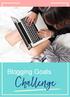 Blogging Goals. Challenge