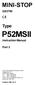 P52MSII Instruction Manual