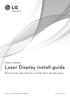 Owner's Manual Laser Display install guide