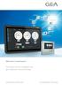 GEA Omni TM control panel. The intuitive touch for refrigeration and gas compression control technology. Evaporator. Compressor. OmniView.